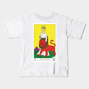 Strength Tarot Kids T-Shirt